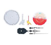 Moule créatif en résine avec motif oiseau - Outil de fabrication de bijoux - Texture en silicone pour horloge, entrée, projet de fabrication de bijoux