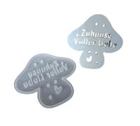 Moule créatif en silicone en forme de champignon avec insert de lumière LED Élégant moule de fabrication de lampe de nuit Moule en silicone pour décoration de chambre à coucher