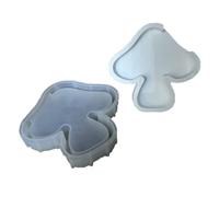 Moule créatif en silicone en forme de champignon avec insert de lumière LED Élégant moule de fabrication de lampe de nuit Moule en silicone pour décoration de chambre à coucher