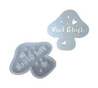 Moule créatif en silicone en forme de champignon avec insert de lumière LED élégante lampe de nuit pour décoration de chambre à coucher
