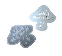 Moule créatif en silicone en forme de champignon avec insert de lumière LED, lampe de nuit élégante, décoration de chambre à coucher, amateur de décoration d'intérieur