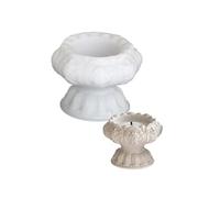 Moule créatif en silicone en forme de fleur pour photophore - Convient pour la fabrication artisanale de tasses - Moule époxy avec surfaces lisses
