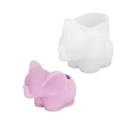 Moule créatif en silicone en forme d'éléphant pour plantes grasses Convient pour la fabrication de tasses en silicone