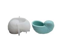 Moule créatif en silicone pour conque, boîte de rangement, béton, résine, plâtre, résine
