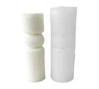 Moule créatif en silicone pour décoration de la maison, en forme de cylindre de gypse, pour aromathérapie, fabrication de bijoux, fournitures pour amateurs d'artisanat