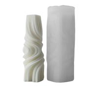 Moule créatif en silicone pour décoration de la maison, en forme de cylindre de gypse, pour aromathérapie, fabrication de bijoux, fournitures pour amateurs d'artisanat