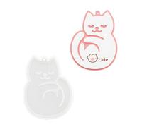 Moule Créatif En Silicone Pour Les Clés En Résine Avec Des Matériaux Résistants À La Sleepy Cats Moule
