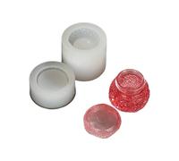 Moule créatif en silicone pour pot de en diamant pour projets artistiques en résine et fabrication de cadeaux uniques, boîte de rangement décorative, moule de planificateur de bijoux fait à la