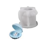 Moule créatif en silicone robuste pour boîte à bijoux et porte-bonbons avec couvercle simple pour travaux manuels