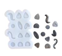 Moule creux en résine époxy pour fabrication de porte-clés, pendentifs, colliers, pendentifs