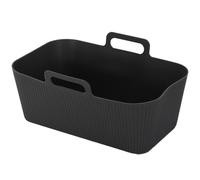 COOK CONCEPT, KC0009, Moule en Silicone pour friteuse à air, Cuisson Uniforme, Facile à Nettoyer, Design Ergonomique, idéal pour Plats variés, Dimensions 19x12 cm, Couleur Noir