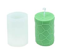 Moule cylindrique en silicone pour la fabrication de moules géométriques en résine faits à la main