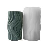 Moule cylindrique en silicone pour plâtre, résine parfumée, moules de moulage époxy, décorations d'intérieur, moule personnalisé