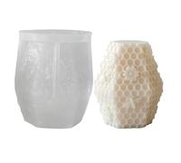 Moule cylindrique pour bougies - Art d'artisanat réutilisable, moule de moulage de bougie avec pilier de ruche | Convient pour les réunions d'étude à domicile, l'école, les fêtes, l'activité amusante
