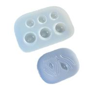 Moule d ' artisanat en Silicone, accessoire pratique, ensemble de moules pratiques pour la fabrication de divers objets artisanaux et projets de bijoux faits à la main