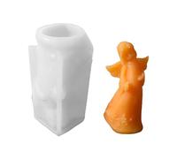 Moule d ’ artisanat en silicone flexible, conceptions détaillées d ’ ailes angéliques pour les projets de fabrication de savon de bougie parfumée Moule en silicone d ’ aile angélique