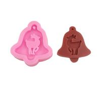 Moule d ' ornement de vacances en Silicone, 7 modèles de cloches de flocon de neige de noël pour l ' artisanat en plâtre, cadeaux diffuseur, ensemble de moules en plâtre