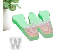 Moule d'alphabet en résine,Moule d'alphabet en silicone - Moules de coulée en résine époxy porte-clés, moules réutilisables d'alphabet en silicone pour chocolat pour pastels, artisanan