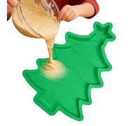 Moule d'arbre de Noël résistant à la chaleur en silicone pour sapin de Noël - Pour mousse, chocolat, gelée, savon, biscuits