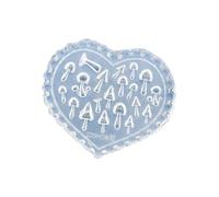 Moule D'art 'ongles À Motifs Multiples Modèle En Silicone Flexible Pour Feuilles Motifs De Cœur Champignon Modèle Décoration 'ongles Fête