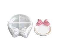 Moule D'artisanat En Silicone Plateaux À Thème De Nœud Papillon Outil De Fabrication De Bijoux Moules De Plateaux Artistiques Adaptés À La Maison Et Fêtes Moule En Silicone Pour Bijoux