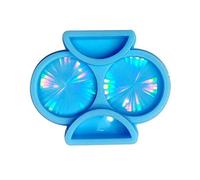 Moule De À Paille Holographique À Résine Attache Toppeur En Silicone Coulage Époxy Pour Artisanat Bricolage Moulage Coulée Résine