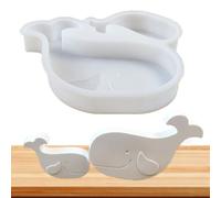 Moule de baleine en silicone - Cadre de moulage de mammifères marins, plateau d'artisanat tactile doux, cavité de forme durable pour les projets de studio à domicile | Parfait pour le versement de