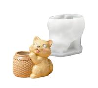 Moule de base de stockage de moule de vase de tube à essai de silicone élastique réutilisable pour le moulage de résine époxy et l ’ ornement de table de vase de fleur en silicone