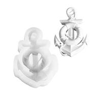 Moule de bateau, moule d'ancrage en silicone réutilisable, petits moules à pendentif mural DIY, moules en silicone robustes pour la fabrication de bougies de desserts au chocolat, artisanal pour