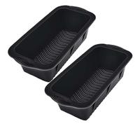 Moule de bloc de glace 2 pcs 5x10 pouces Silicone Extra Large Block Moule bloc pour le refroidisseur plongeon à froid pour les bains accessoires baignoire à plongeon froide Extra Large