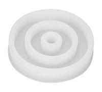 Moule de boîte à lèvres en silicone Moule de support d'organisateur de rangement de rouge à lèvres circulaire fai-te pour fabriquer des boîtes