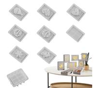 Moule de boîte de rangement | décoration en plâtre 9 pièces | pour réaliser des formes | pour pièce maîtresse de mariage, maison, salle à manger, fête