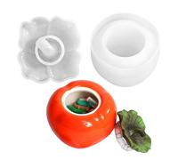 Moule de boîte en silicone, moule à récipient de stockage | Moules de support de maquillage coloré | Décorations de fêtes drôles de fabrication de fournitures, fabriquant un métier de moule pour la dé