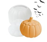 Moule de bougeoir,Moule en résine époxy d'Halloween avec couvercle | silicone pour bocaux, pour bougies de bricolage en résine artisanale