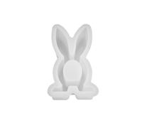 Moule De Bougeoir Pâques Pour Le Lapin Les Chandelles Soeur Vacances Pâques Décorations Fête Artistique Moule Silicone L'artisanat