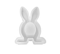 Moule De Bougeoir Pâques Pour Le Lapin Les Chandelles Soeur Vacances Pâques Décorations Fête Artistique Moule Silicone L'artisanat