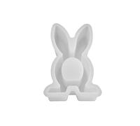 Moule De Bougeoir Pâques Pour Le Lapin Les Chandelles Soeur Vacances Pâques Décorations Fête Artistique Moule Silicone L'artisanat