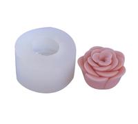 Moule de bougie 3D en Silicone, fleur de camélia pour ornement de gypse, décoration de maison, de saint-valentin, résine artisanale en Silicone pour forme de fleur