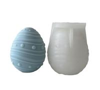Moule de bougie d ' œufs 3D, pour bougie à bricoler soi-même, savon artisanal, décor de pâques, remplissage de sacs cadeaux de fête, moule d ' œufs de pâques, fournitures artisanales