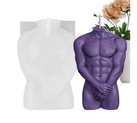 Moule de bougie de corps en silicone - Forme artisanale de figure humaine 3D, outil de moulage de savon en résine DIY | Scénario de décoration pour la maison, création de pendentifs de bijoux, Kit de