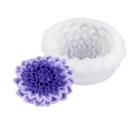 Moule De Bougie De Fleur - Moules Floraux En Silicone Réutilisables | Moules De Fabrication De Savon Et De Bougies Résistants À La Chaleur | Décoration De Bougies De Fleurs Faites À La Main, Pour Bric