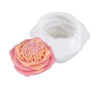 Moule De Bougie De Fleur - Moules Floraux En Silicone Réutilisables | Moules De Fabrication De Savon Et De Bougies Résistants À La Chaleur | Décoration De Bougies De Fleurs Faites À La Main, Pour Bric