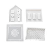 Moule de bougie de maison, moules de bougie en silicone pour la maison | Moule à bougie en silicone maison | Moule à bougie en silicone pour la maison, moule en forme de maison, moule pour co