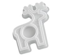 Moule de bougie de Noël en silicone pour l ' artisanat de cire de vacances, moule décoratif flexible pour outil de décoration saisonnière de la maison, bougie de Noël, cire de vacances, artisanat en