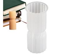 Moule de bougie de pilier de cylindre - Moule de silicone à bougie à rayures | A esthétique à rayures Aesthésique parfumée Bougie, moules de bougie de forme de pilier avec rayures, moule à pilier à ba