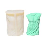 Moule de bougie du corps féminin - Moule de forme de sculpture en silicone 3D, forme de coulée du torse courbé | Outil de fabrication de bougies créatives mains libres, accessoire d'artisanat artistiq