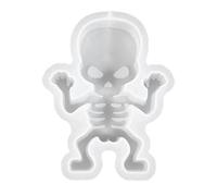 Moule De Bougie Fantôme - Moules De Silicone À Bougies D'Halloween De 3,94 Pouces | Décoration Halloween Skull Fantôme | Moules De Festival D'horreur En Silicone | Faire Du Moule D'ornement En Plâtre