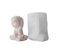 Moule de bougie féerique de fleur 3D, moule en Silicone, A | Moule à bougie en forme de fille fait à la main, poupées en gypse de qualité pour bricolage, décorations de table,
