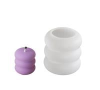 Moule De Bougies En Silicone Ronde Dessins Dessinés Pour Décortistes Salle Sucrée Savon Et Gâteau Moule Chocolat Savon Artisanal Pour La Table Des Conceptions D'art