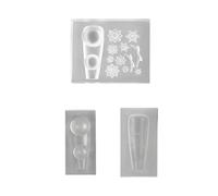 Moule de bricolage en silicone multi-usages pour la fabrication de boules de cristal de pièces d'art des ongles, parfait pour les passionnés, les artistes, les projets créatifs, moule de nail art